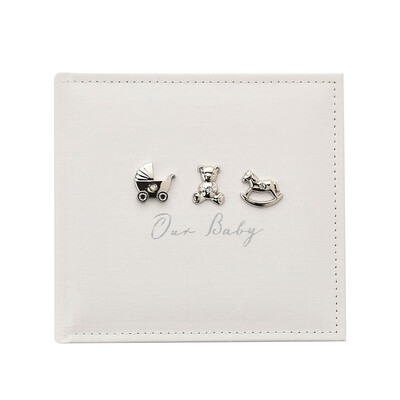 Фотоалбум от лен Bambino Our Baby 10x15 см