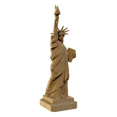 Картонен 3D пъзел CARTONIC STATUE OF LIBERTY USA