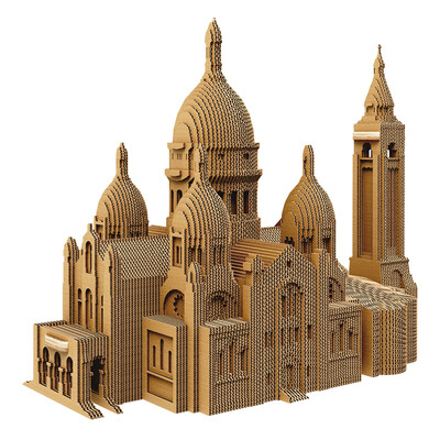 Картонен 3D пъзел CARTONIC SACRÉ-COEUR BASILICA