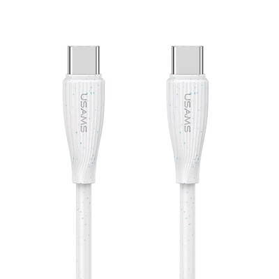 Кабел за бързо зареждане и данни USAMS US-SJ716 Type-C To Type-C 60W Eco-friendly Data Cable