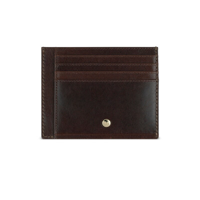 Кожен калъф за карти Bugatti Neaples, кафяв