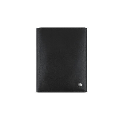 Кожен портфейл Bugatti Black Magic, вертикален, черен