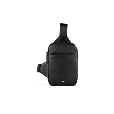 Деагонална чанта Bugatti Rico Mini, черна