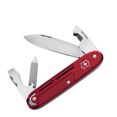Швейцарски джобен нож Victorinox Synergy Alox, червен