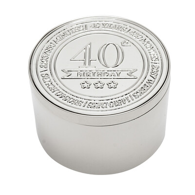 Кутийка за бижута Celebrations Milestone “40“