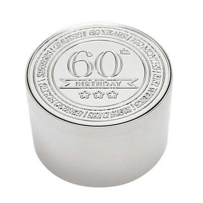 Кутийка за бижута Celebrations Milestone “60“