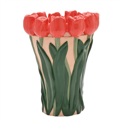 Ръчно рисувана ваза The Cottage Garden - Tulip