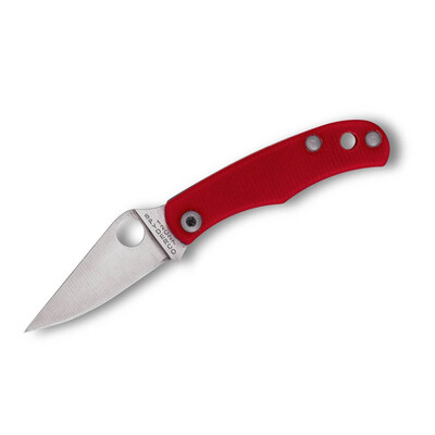 Джобен нож Spyderco Bug G10 Red PlainEdge