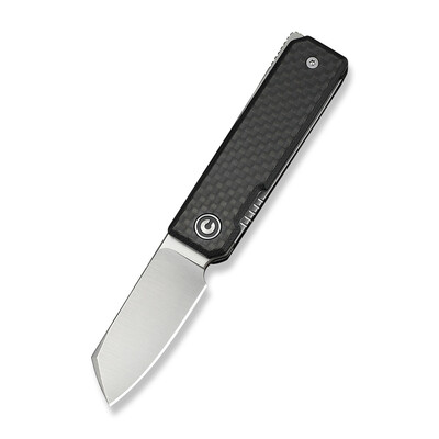 Джобен нож CIVIVI Kukei Twill Carbon Fiber Overlay On Black G10