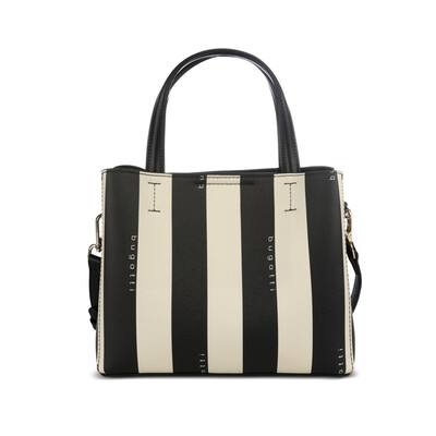 Дамска чанта Bugatti Cleo Tote Bag Small, екокожа, черна