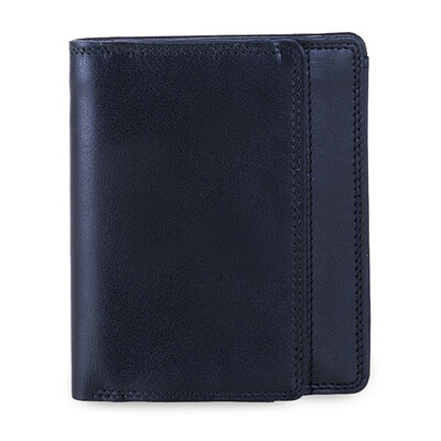Портфейл Mywalit Tray Purse Black-Blue с монетник