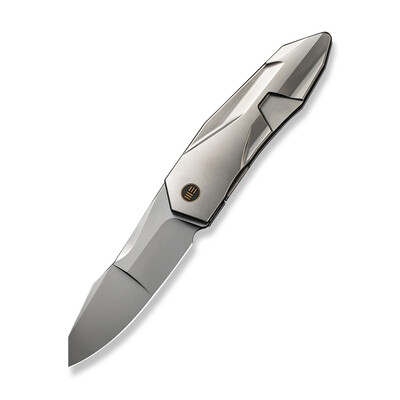 Джобен нож WEKNIFE Solid Polished Bead Blasted Titanium