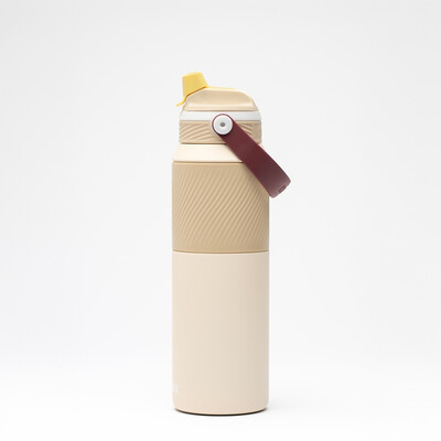 Бутилка за вода двустенна, 1000 мл, Kambukka Dupla Insulated, без ВРА, Desert Sand
