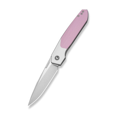 Джобен нож CIVIVI Brr15 Light White & Powder Pink G10 Handle