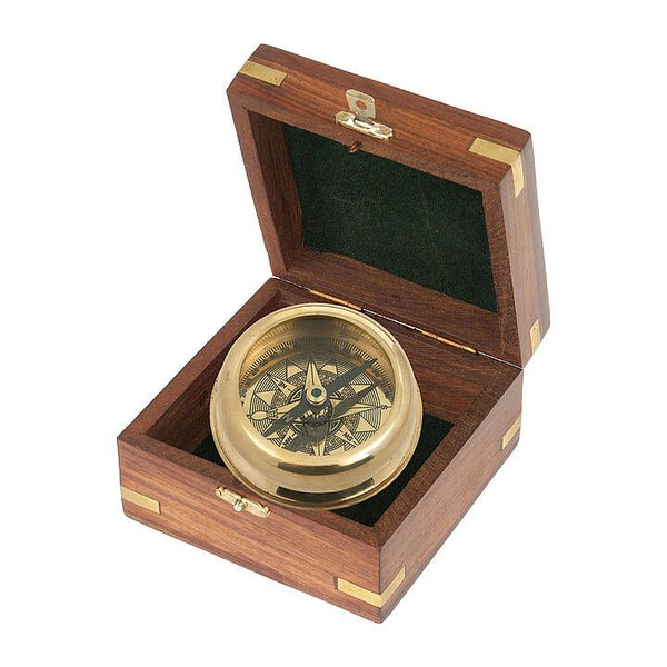 сувенири K&R-33-HAVANNA Compass in wooden gift-c 380751