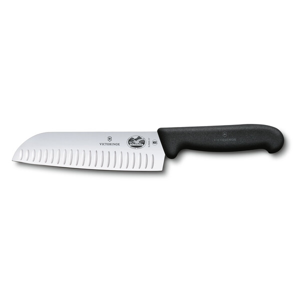 Кухненски нож Victorinox Fibrox Santoku Knife, 170 мм, черен 5.2523.17