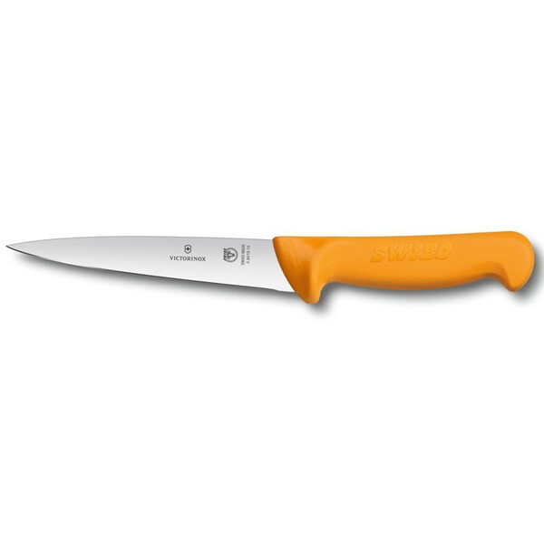 Професионален нож Swibo® за пробождане и рязяне, право, твърдо острие, 15 см 5.8419.15