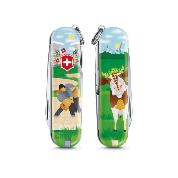 Швейцарски джобен нож Victorinox Classic LE 2020 Swiss Wrestling 0.6223.L2009
