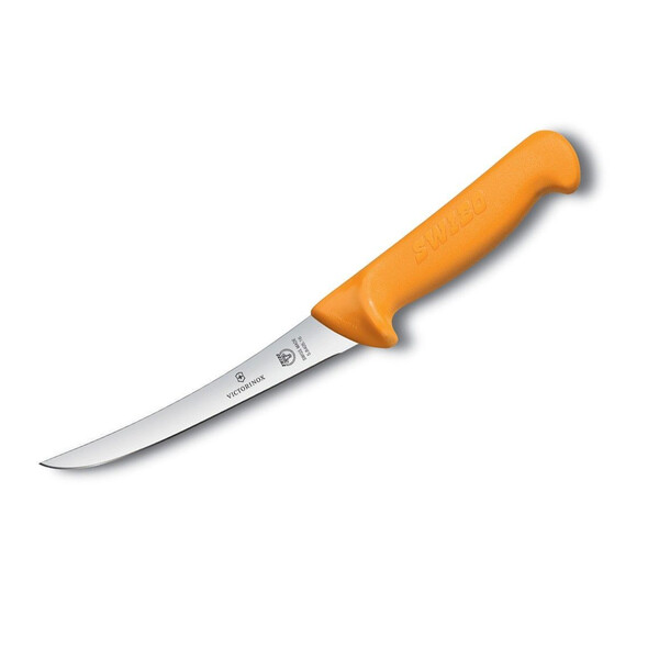 Професионален нож Swibo® за обезкостяване, извит, твърдо острие, 16 см 5.8405.16