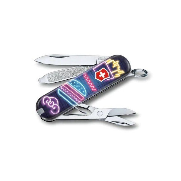 Швейцарски джобен нож Victorinox Classic “Burger Bar“ LE 2019 0.6223.L1906