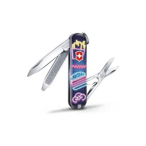 Швейцарски джобен нож Victorinox Classic “Burger Bar“ LE 2019 0.6223.L1906