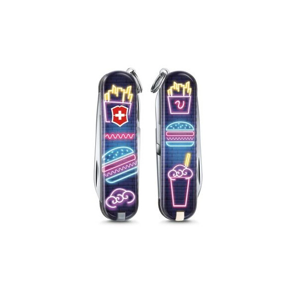 Швейцарски джобен нож Victorinox Classic “Burger Bar“ LE 2019 0.6223.L1906