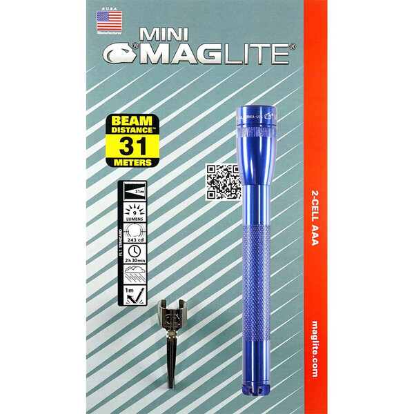Фенер Mini MAGLITE®2-Cell AAA средн.син, блистер M3AFD6U
