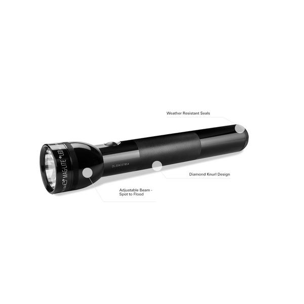 Фенер MAG-LITE® LED 3 CELL D черен,  блистер ST3D016U
