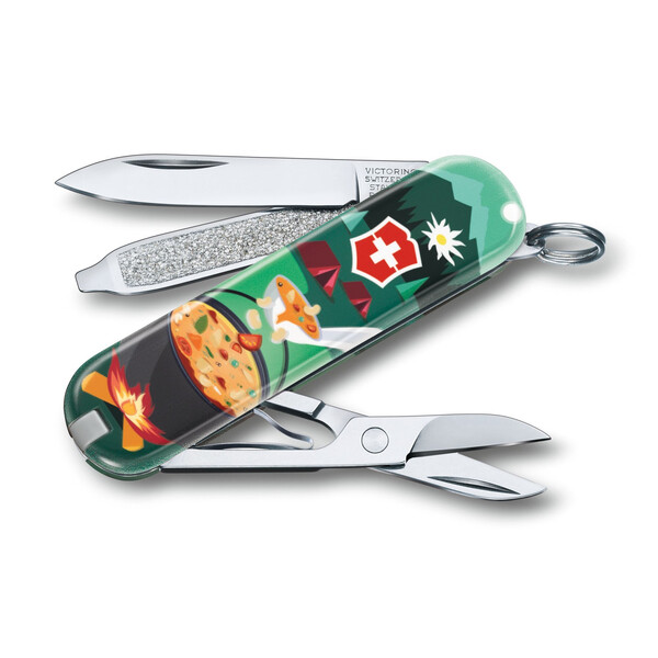 Швейцарски джобен нож Victorinox Classic LE 2019 Swiss Mountain Dinner  0.6223.L1907