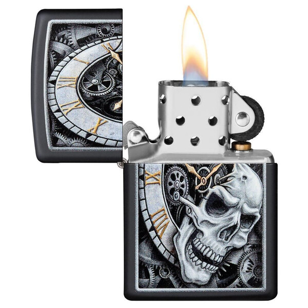 Запалка Zippo, Skull Clock Design 29854
