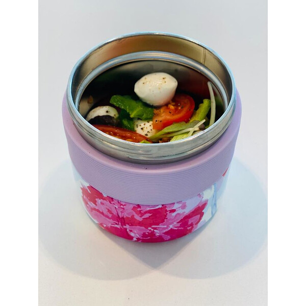 Кутия за храна и напитки, 400 мл, Kambukka Bora с винтов капак, розов цвят 11-06003