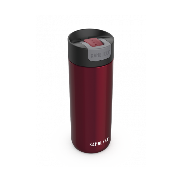 Термочаша ​от неръждаема стомана Kambukka Olympus с термокапак Snapclean®, 500 мл, Ravenous red 11-02007