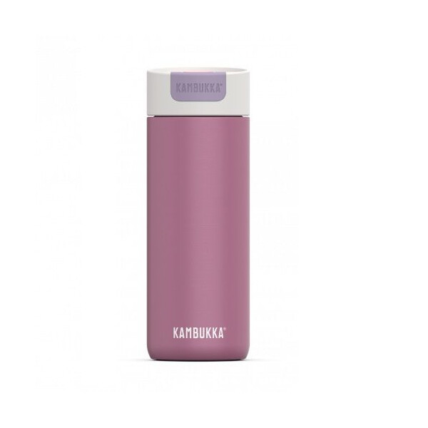 Термочаша ​от неръждаема стомана Kambukka Olympus с термокапак Snapclean®, 500 мл, Aurora Pink 11-02012