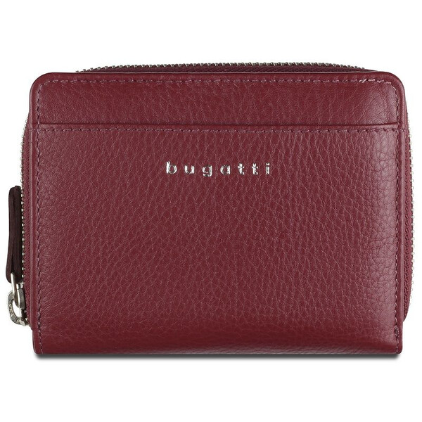 Кожен портфейл Bugatti LADY Top, с цип, червен 49 6105 16