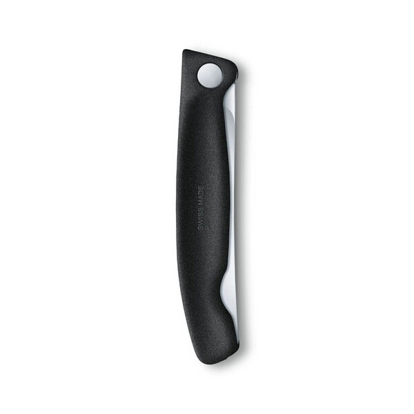 Кухненски сгъваем нож Victorinox Swiss Classic, гладко острие, 11 см, черен 6.7803.FB
