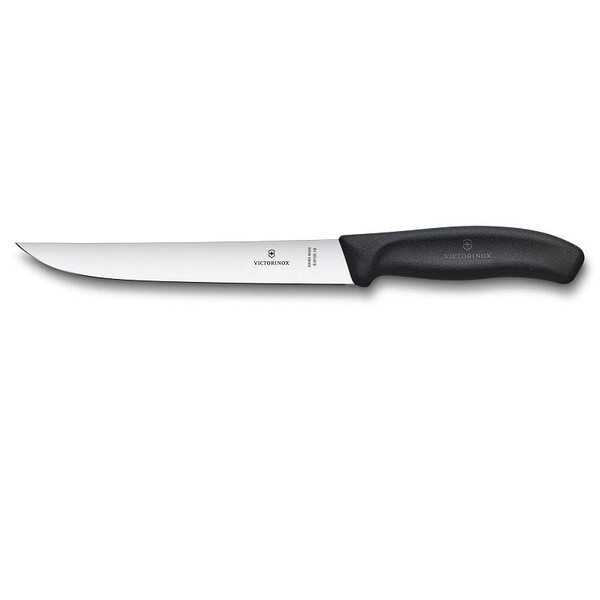 Кухненски нож Victorinox Swiss Classic, универсален, 180 мм, черен 6.8103.18B