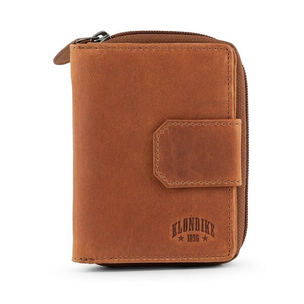 Кожен портфейл Klondike Lisa, дамски, коняк KD1044-04
