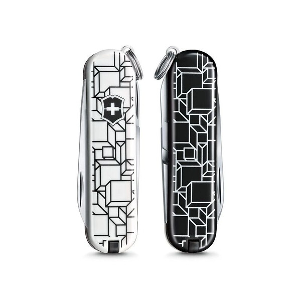 Швейцарски джобен нож Victorinox Classic LE 2021 Cubic Illusion 0.6223.L2105