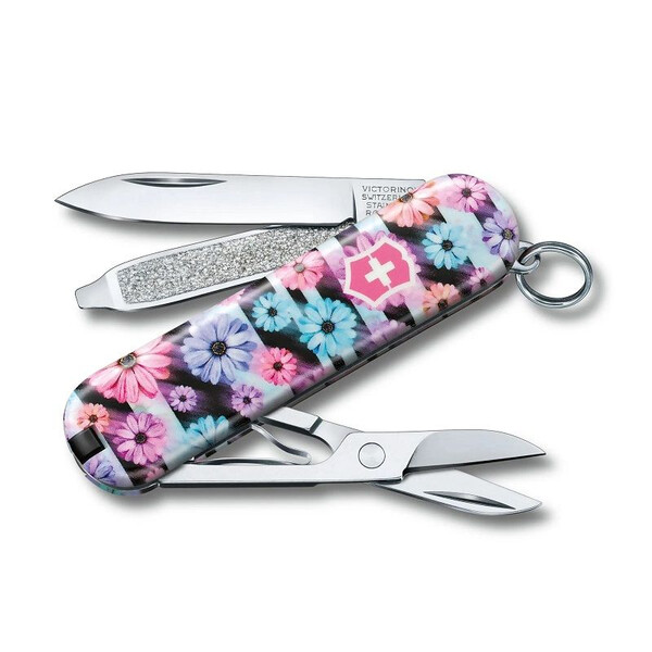 Швейцарски джобен нож Victorinox Classic LE 2021 Dynamic Floral 0.6223.L2107