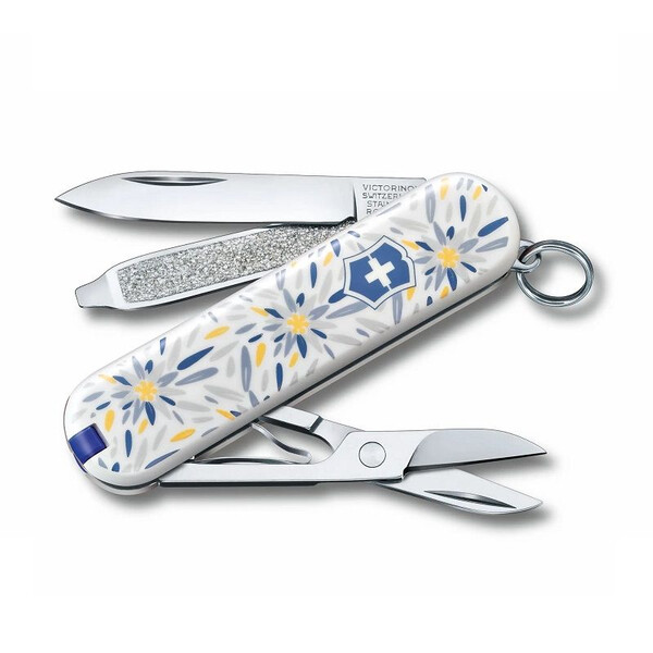 Швейцарски джобен нож Victorinox Classic LE 2021 Alpine Edelweiss 0.6223.L2109