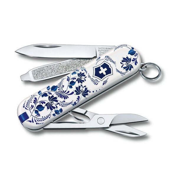 Швейцарски джобен нож Victorinox Classic LE 2021 Porcelain Elegance 0.6223.L2110
