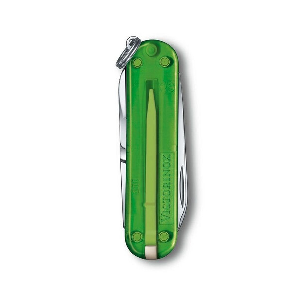 Швейцарски джобен нож Victorinox Classic SD Transparent Green Tea 0.6223.T41G