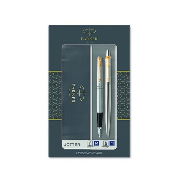 Комплект писалка и химикалка Parker Jotter Stainless Steel GT 2093257