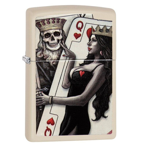 Запалка Zippo Skull, King, Queen Beauty 29393