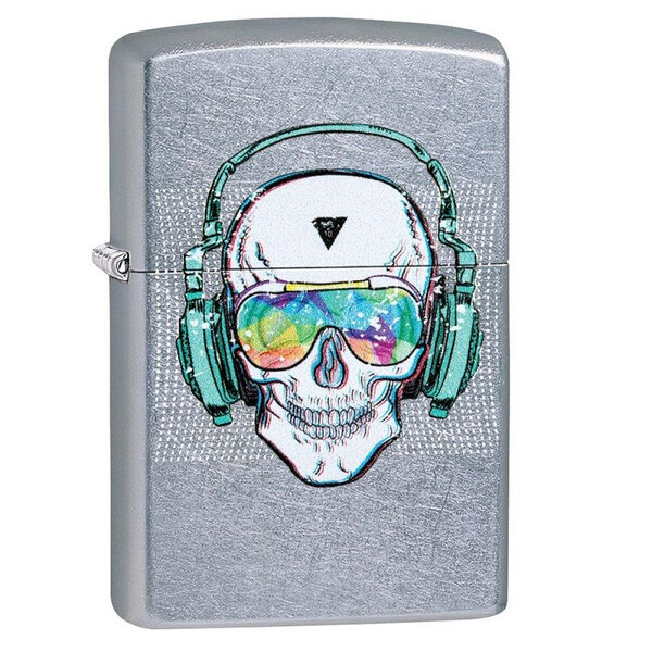 Запалка Zippo, Skull Headphone Design 29855