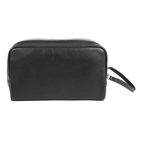 Чанта за тоалетни принадлежности Bugatti Corso, естествена кожа, черна 49 3908 01