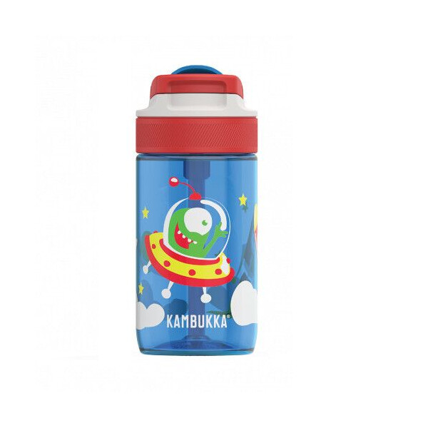 Детска бутилка за вода от тритан Kambukka Lagoon, без ВРА, 400 мл, извънземен 11-04018