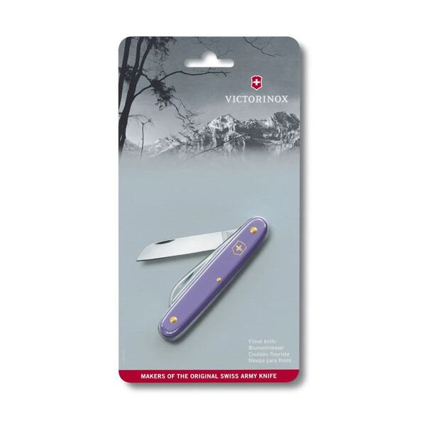 Нож за подрязване на цветя Victorinox Floral Knife, лилав 3.9050.22B1