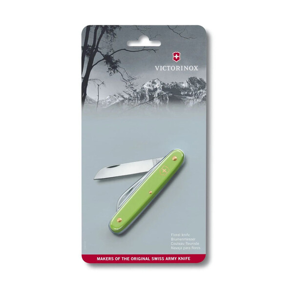 Нож за подрязване на цветя Victorinox Floral Knife, зелен 3.9050.47B1