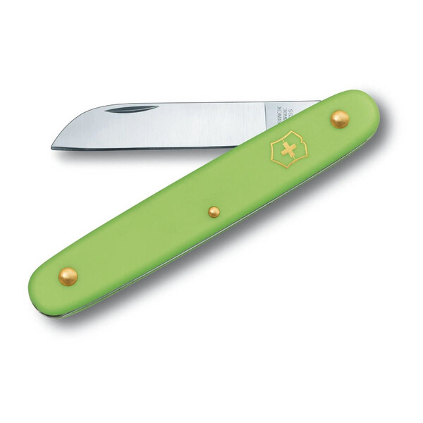 Нож за подрязване на цветя Victorinox Floral Knife, зелен 3.9050.47B1